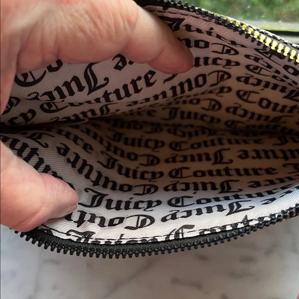 JUICY COUTURE NWT BLACK & BEIGE WRISTLET - Picture 7 of 8